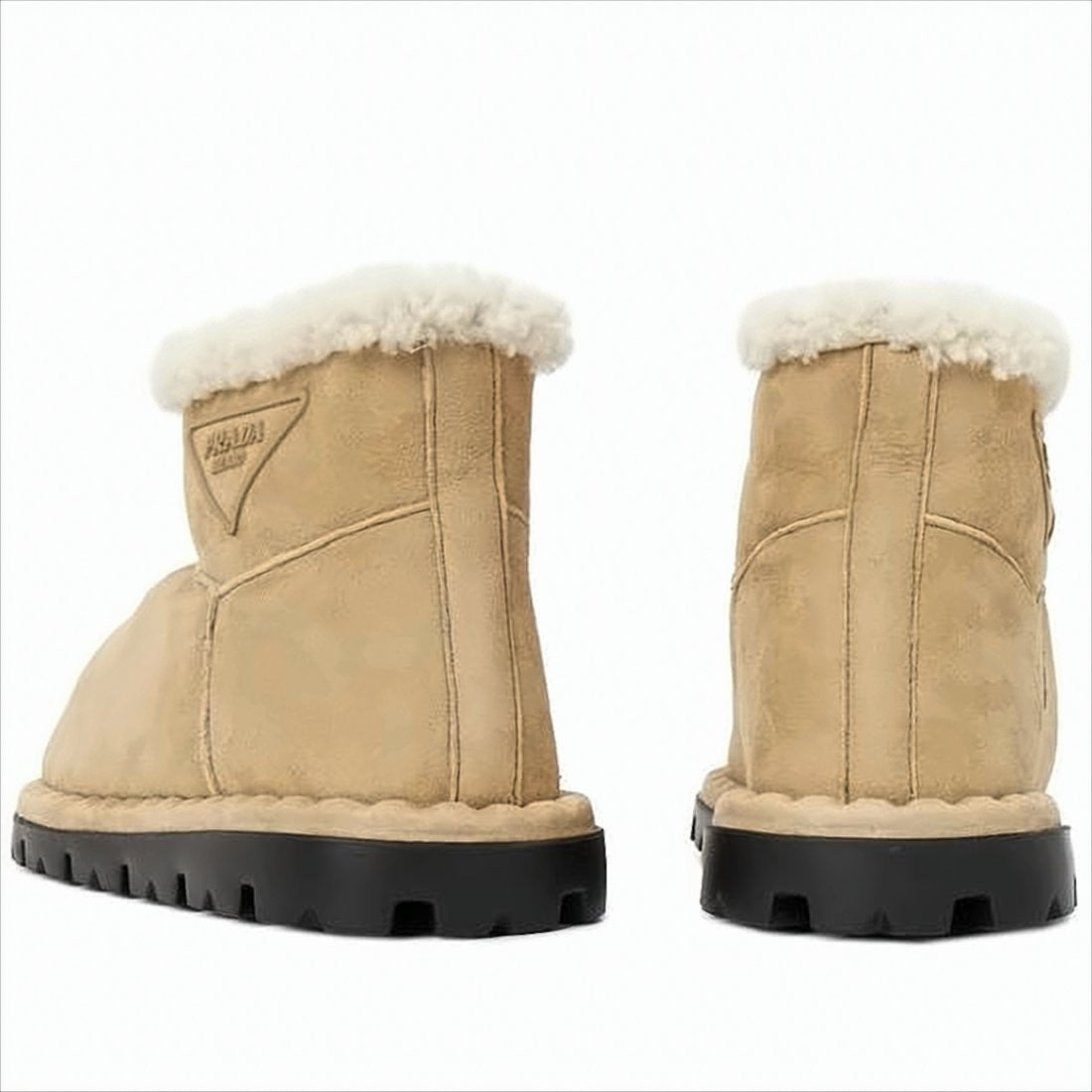 Soft Suede Ankle Boots with Plush Shearling Lining