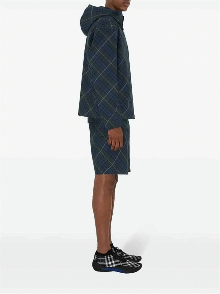 Classic Plaid Hooded Jacket