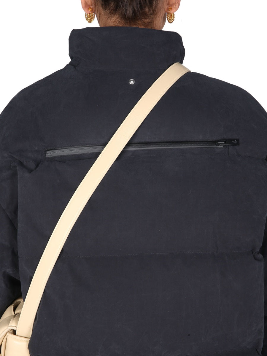 Hooded Down Jacket with Removable Hood