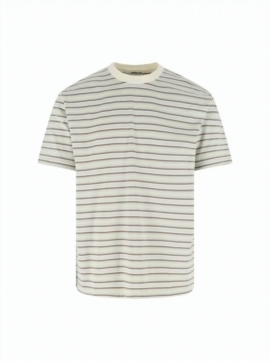 Crew Neck Striped T-Shirt In Lightweight Cotton