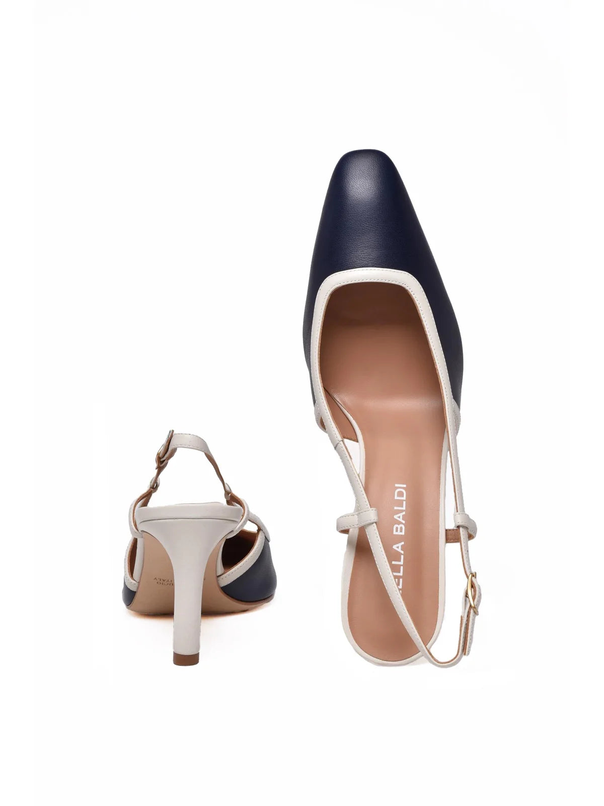 Blue Leather Chanel Pump