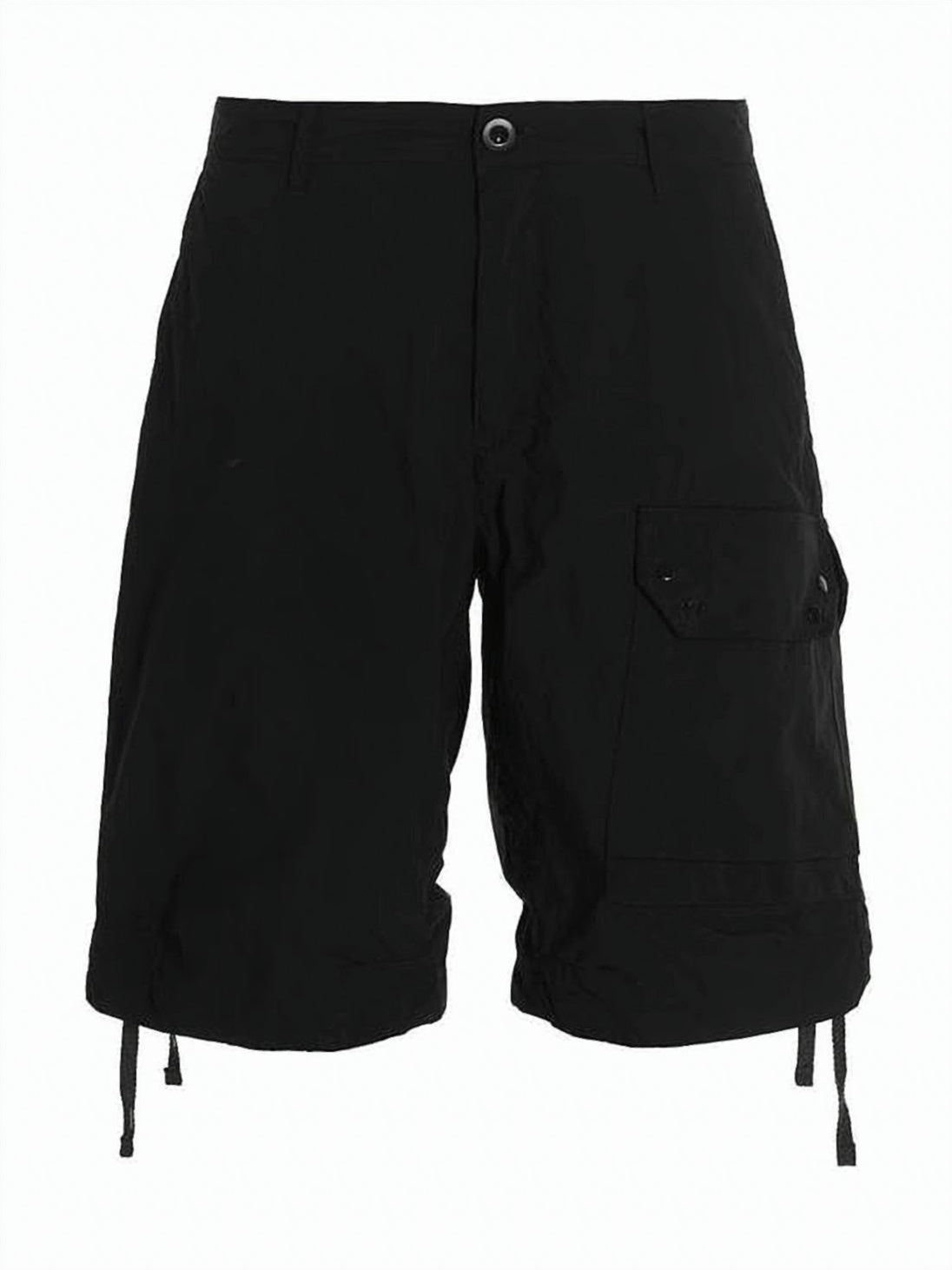 Relaxed Fit Mid-Thigh Cotton Shorts