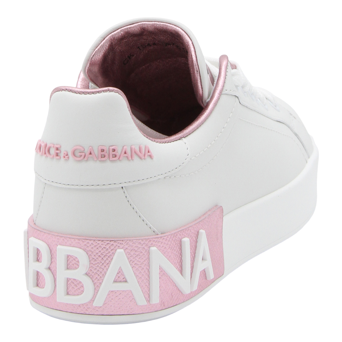 Low-Top White Leather Sneakers