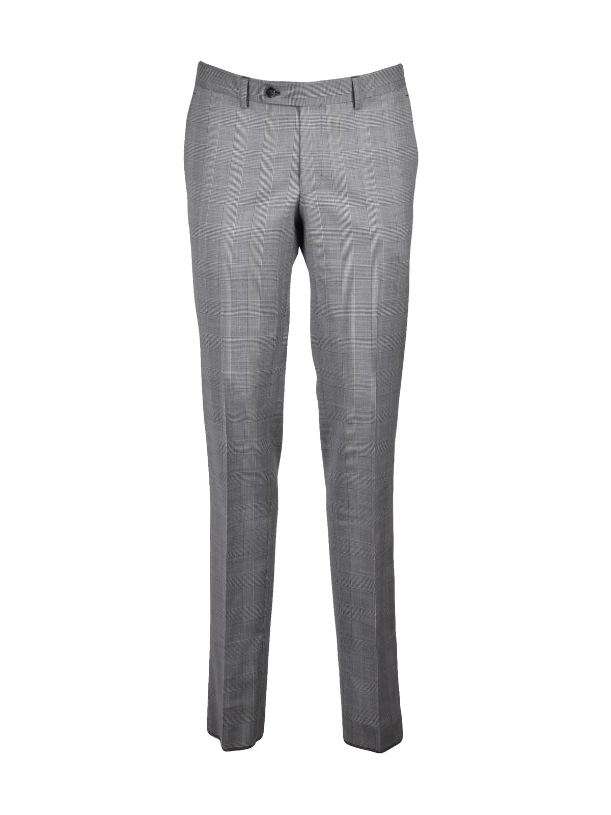 Grey Virgin Wool Polyester Elastane Men Suit