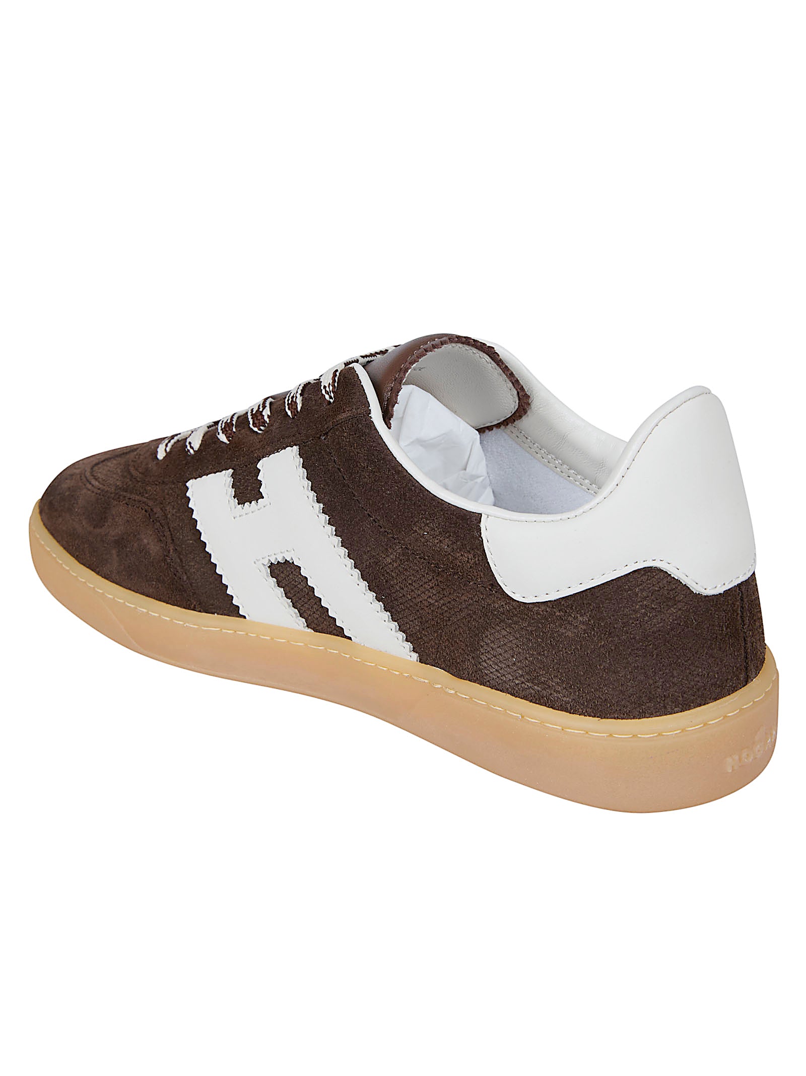 Low-Top Sneakers with Suede Upper