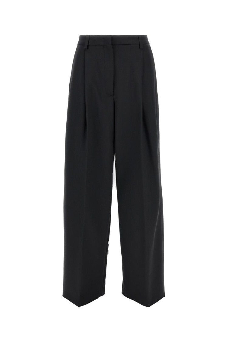 Tailored Black Trousers With High Waist