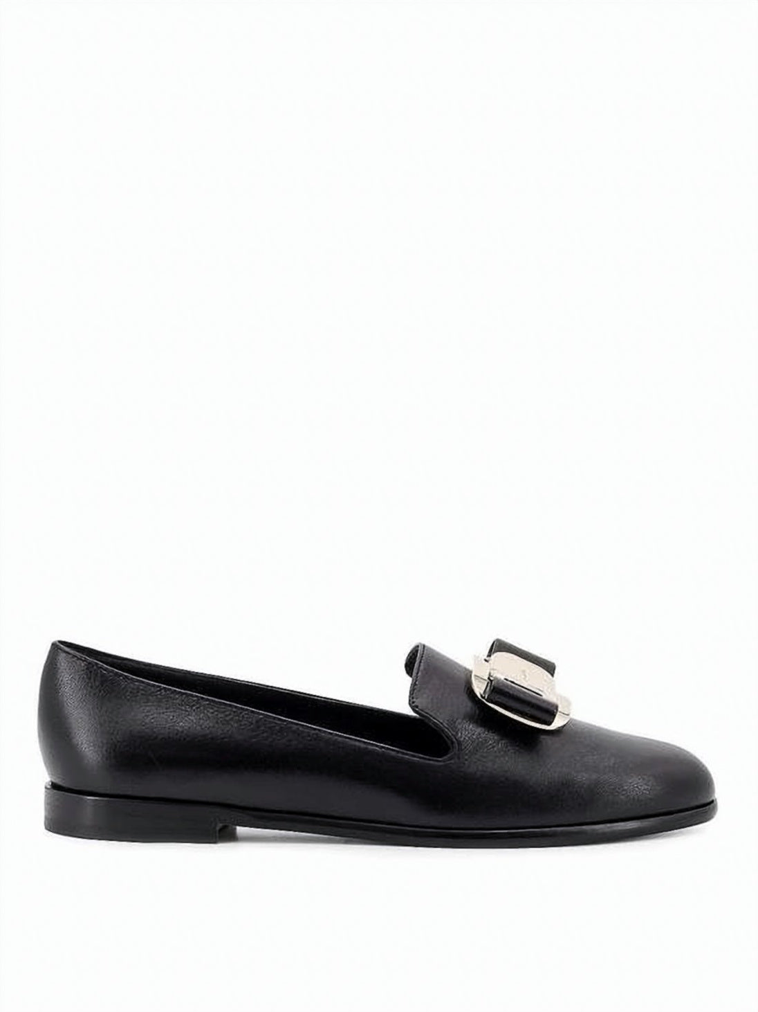 Black Calf Leather Loafers