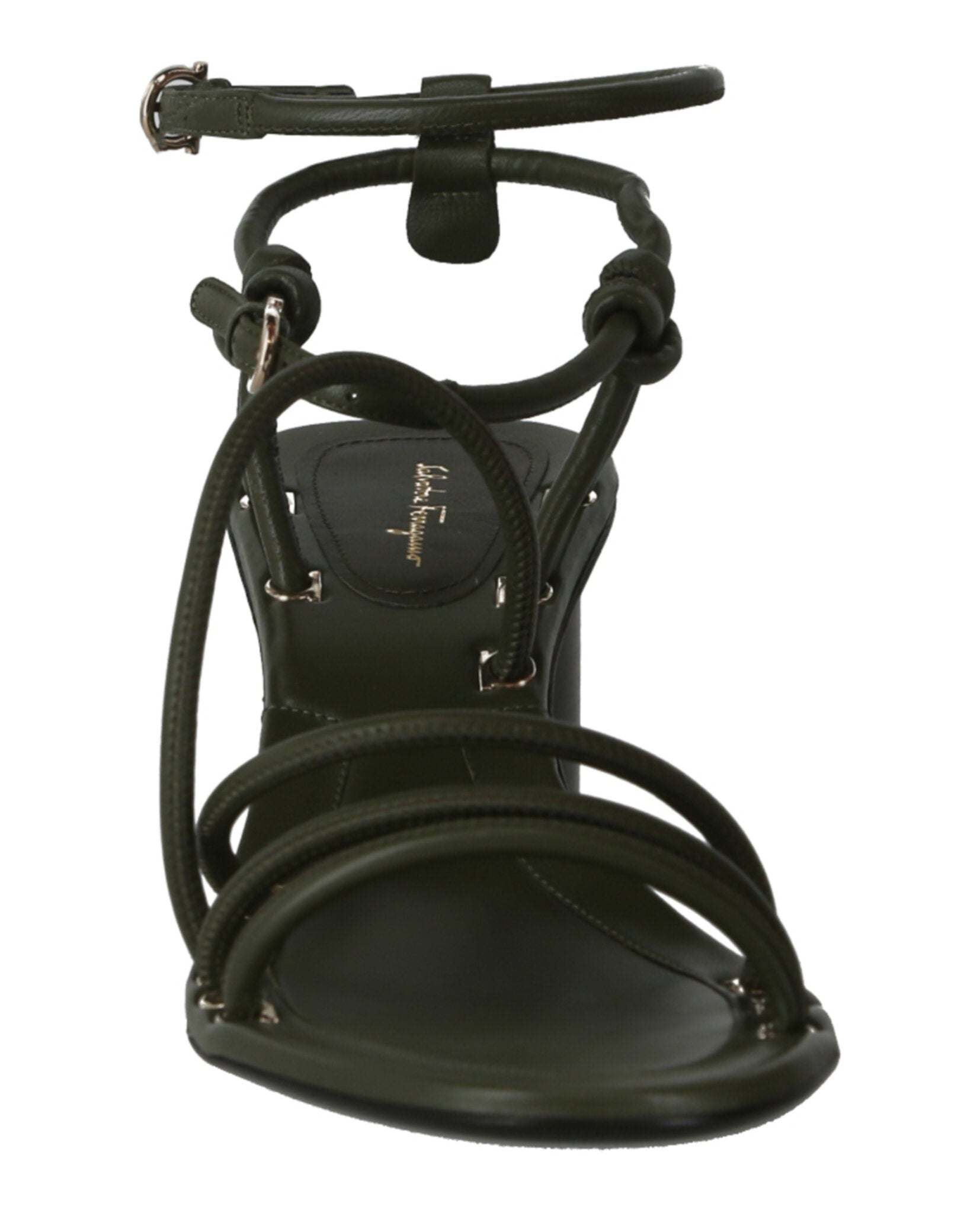 Augusta Leather Heel Sandals