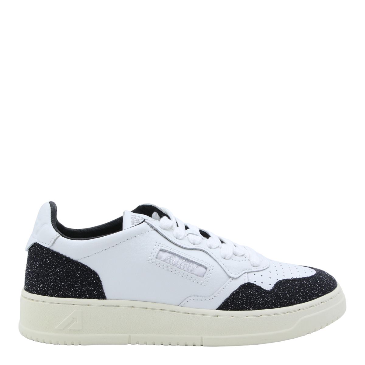 Low-Top White Leather Sneakers