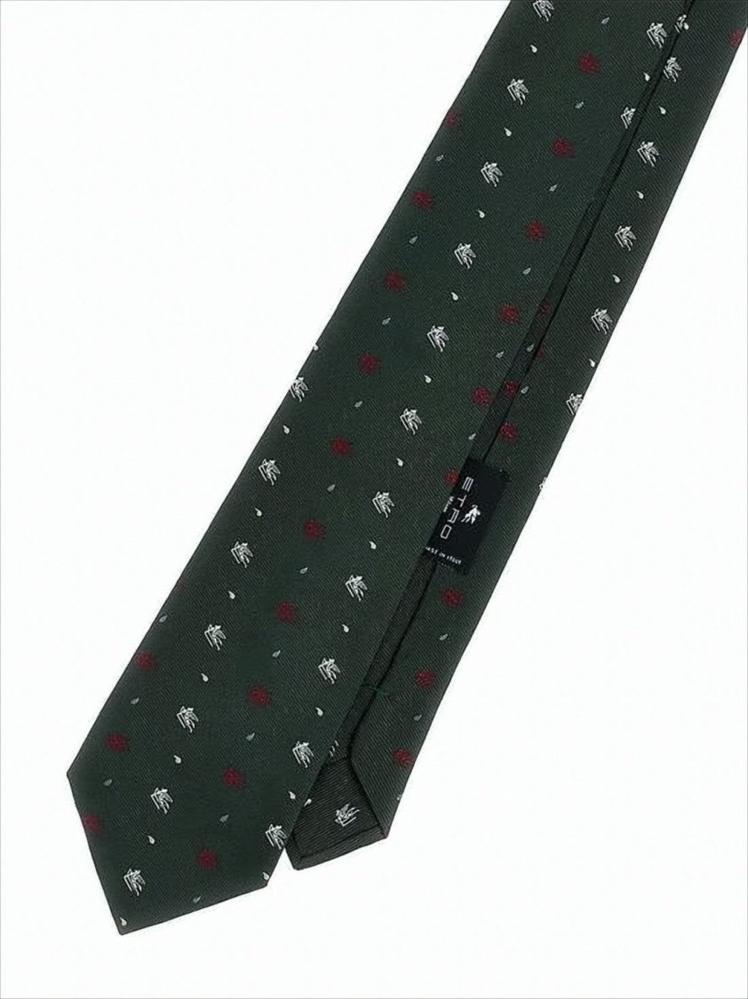 Patterned Silk Necktie