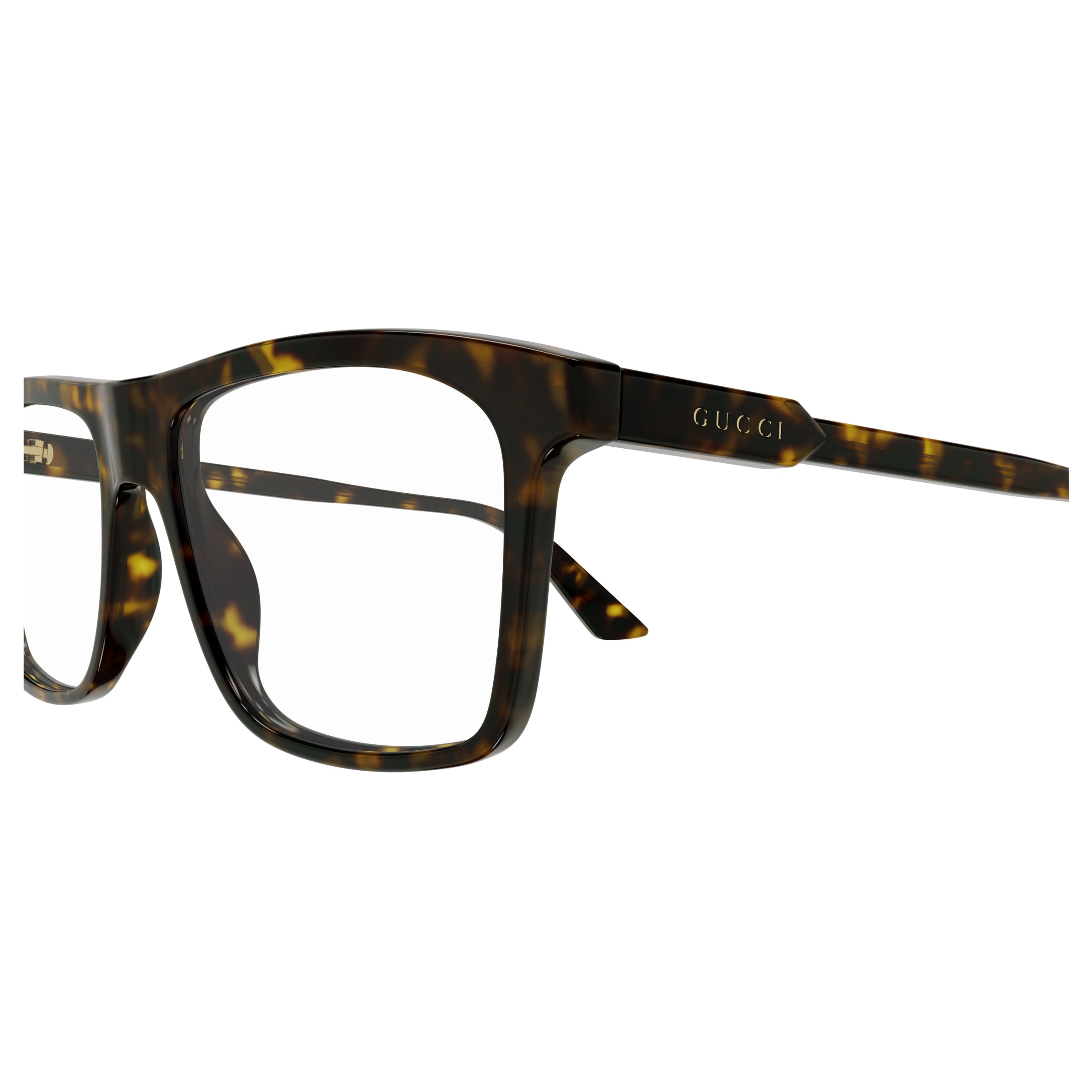 Gg1820o Rectangular Tortoiseshell Frame Eyeglasses