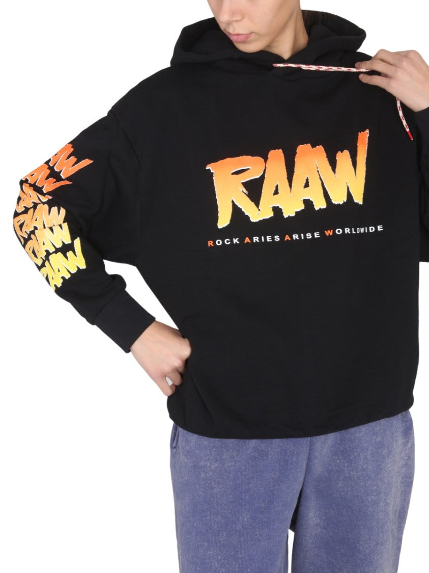 Gradient Logo Print Sweatshirt