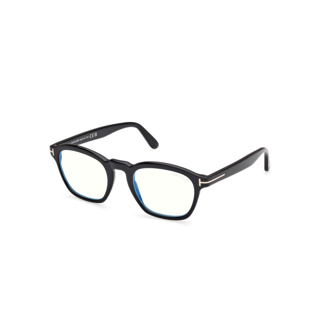 Ft6033-B Rectangular Frame Acetate Sunglasses