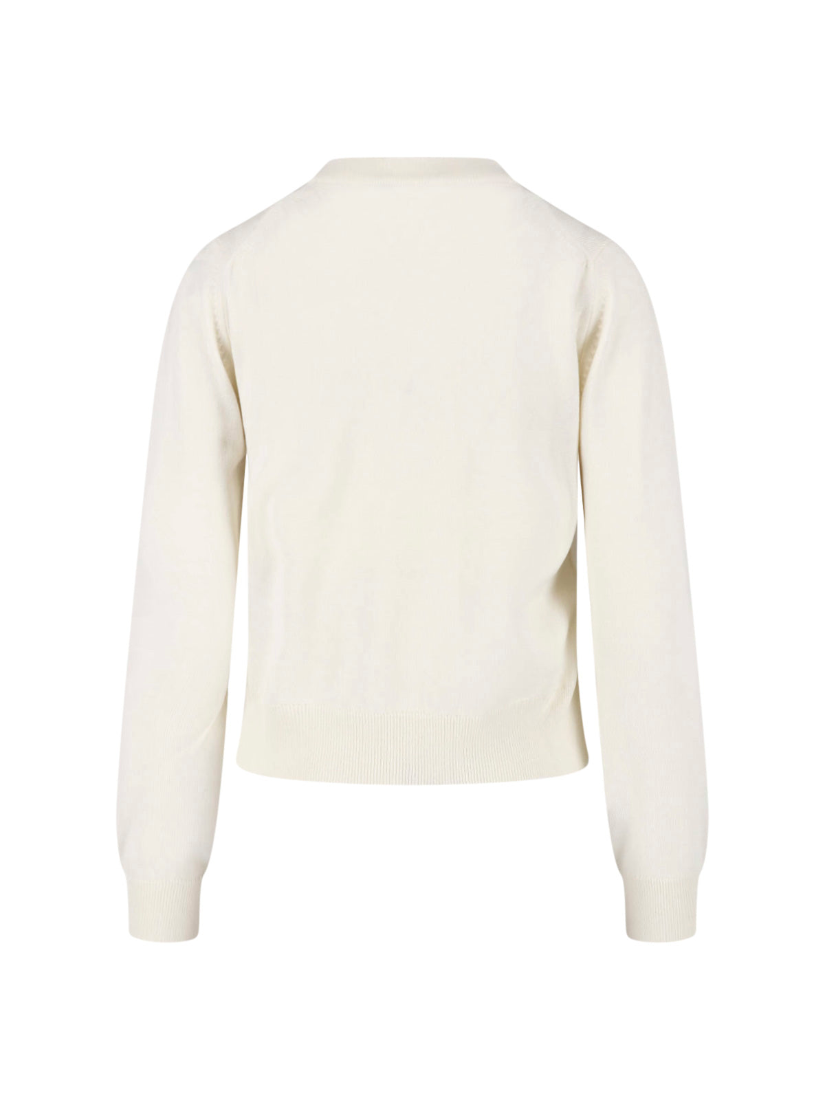 Cream Baby Fox Merino Wool Cardigan