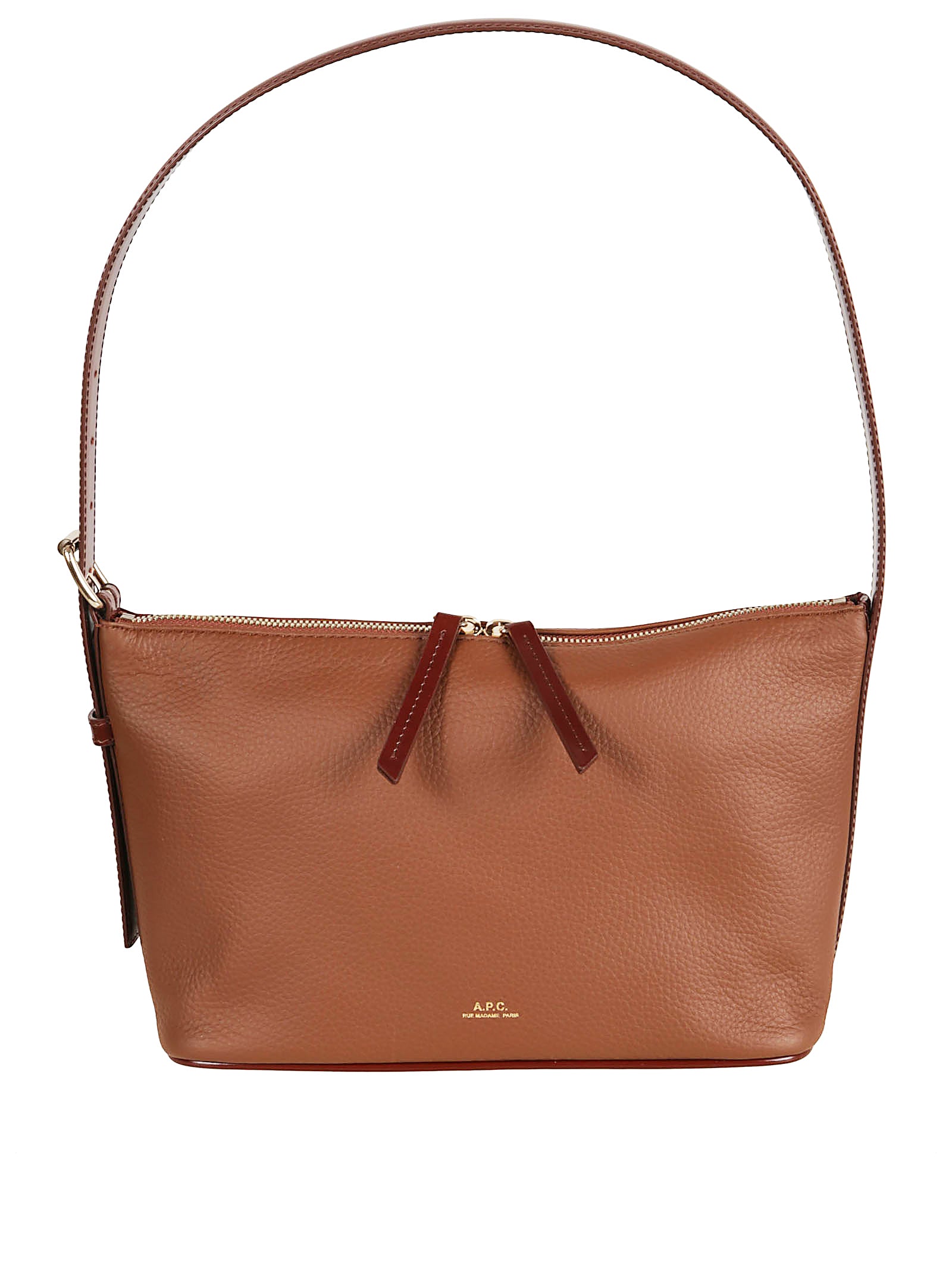 Rectangular Textured Cowhide Bag