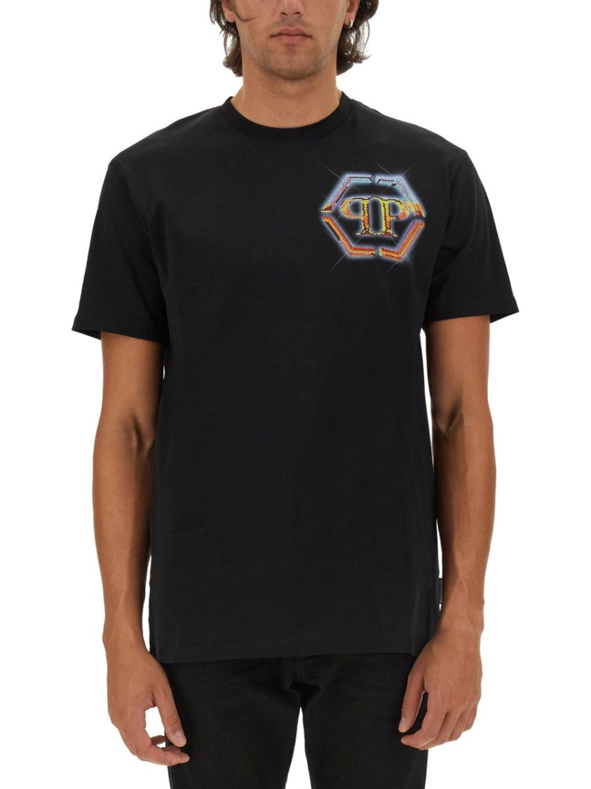 Cotton T-Shirt With Iconic Logo Design