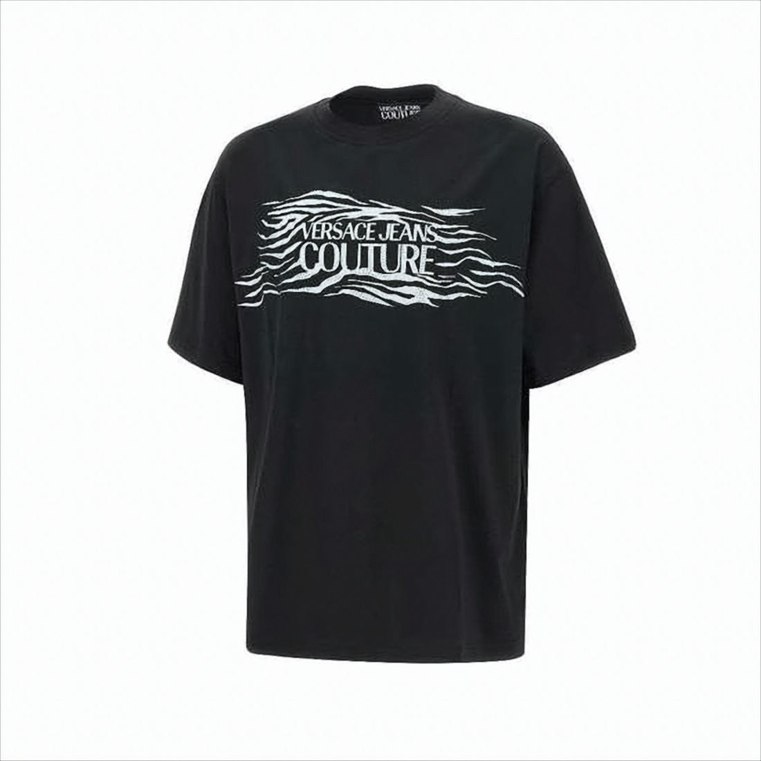 Relaxed-Fit Black Graphic Print T-Shirt