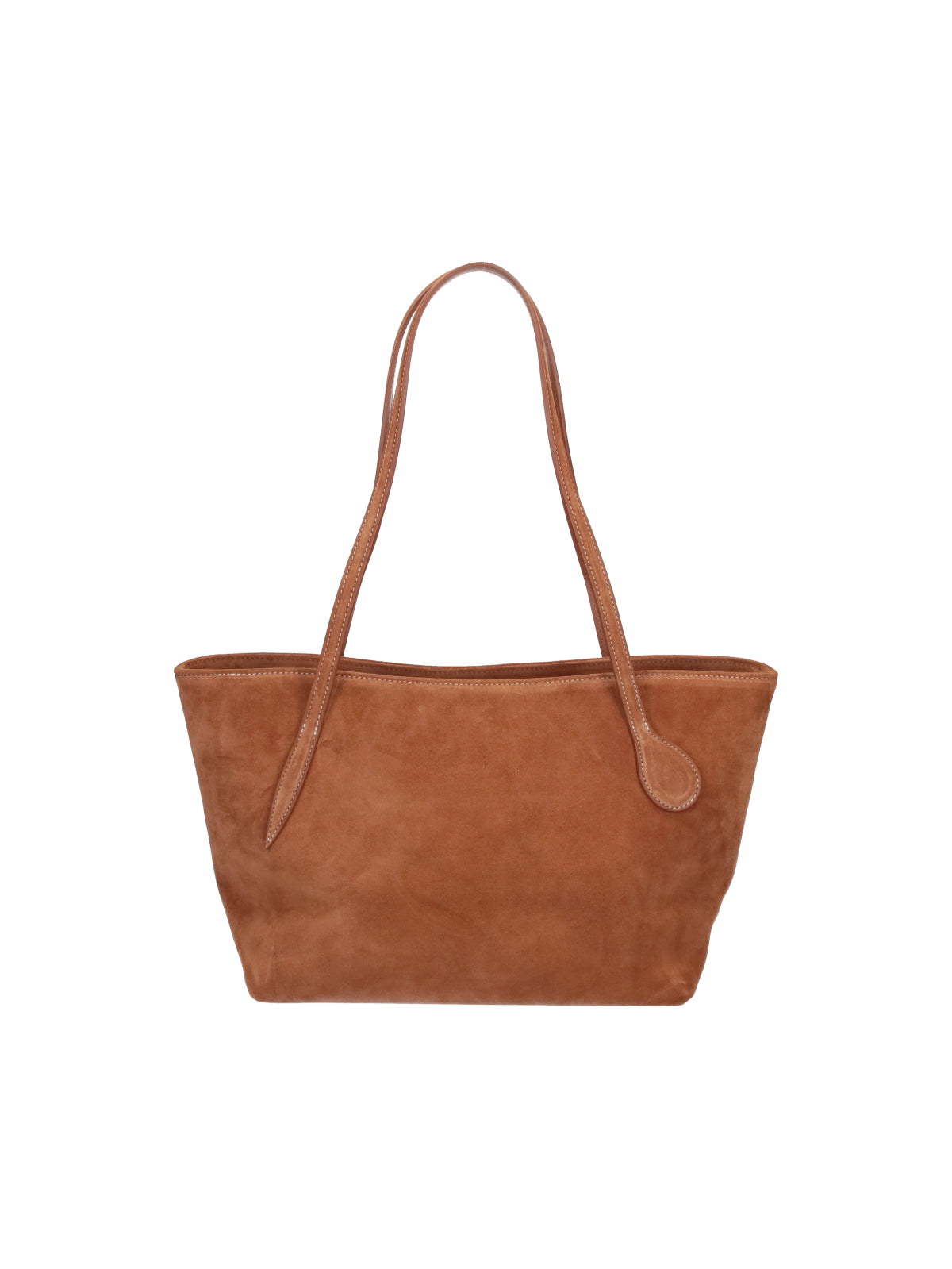 Brown Sprout Calf Suede Tote