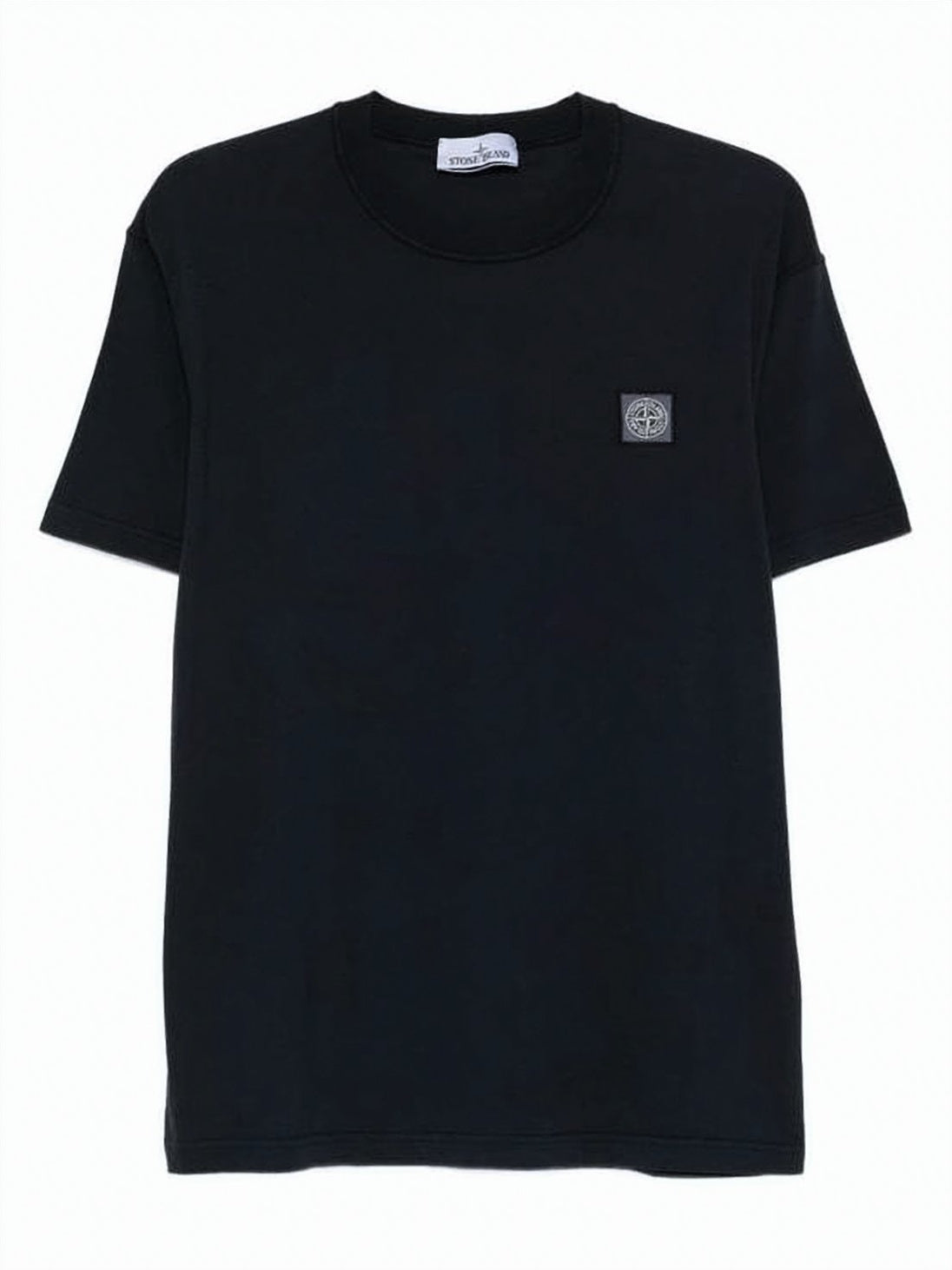 Crew Neck T-Shirt in Solid Black