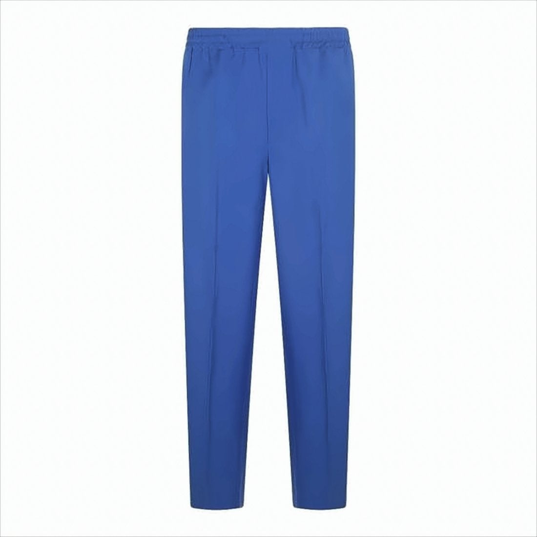 Slim Tapered Pants in Smooth Blue Mohair