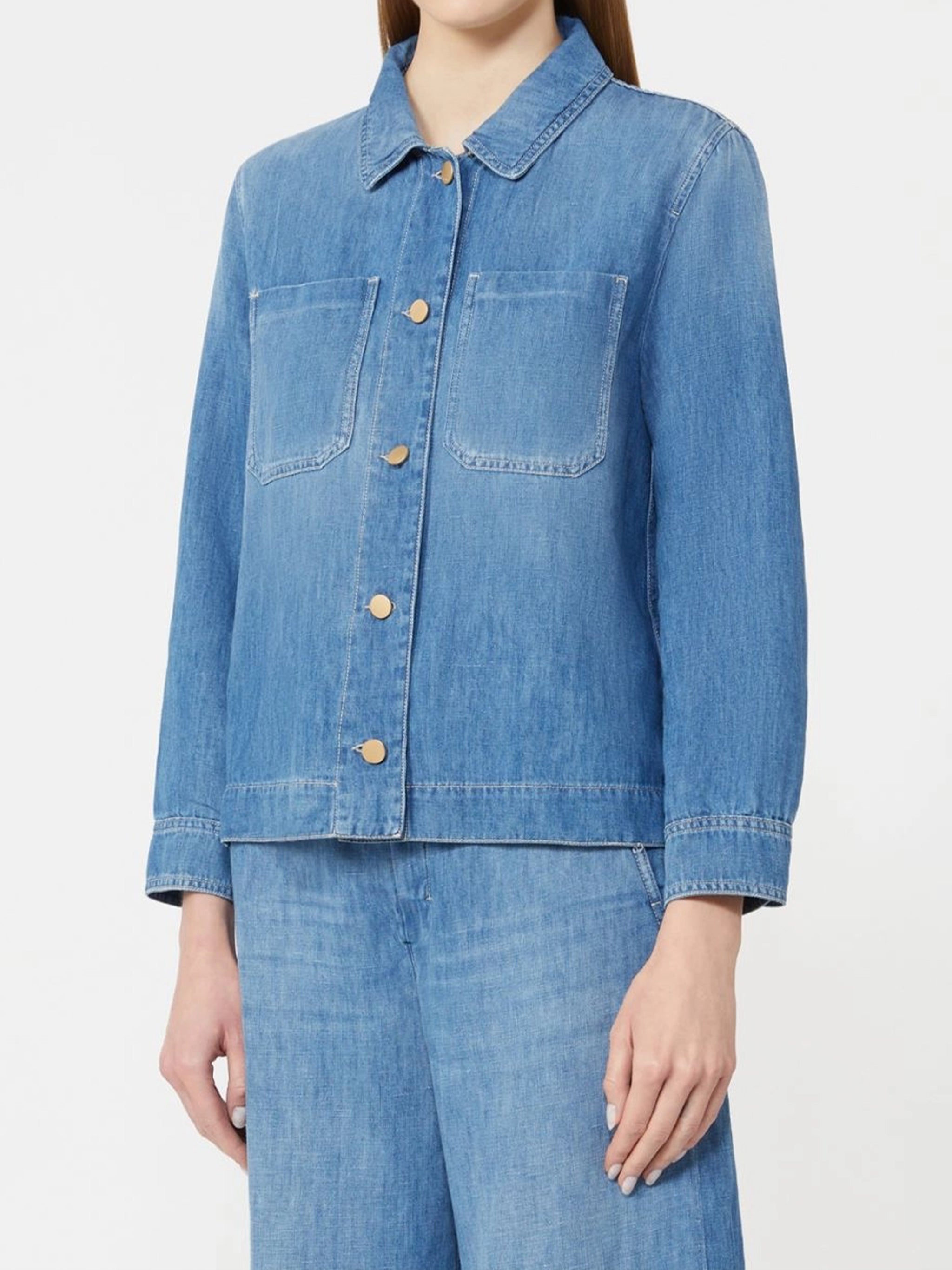 Blue Smmgalan Medium Blue Denim Jacket