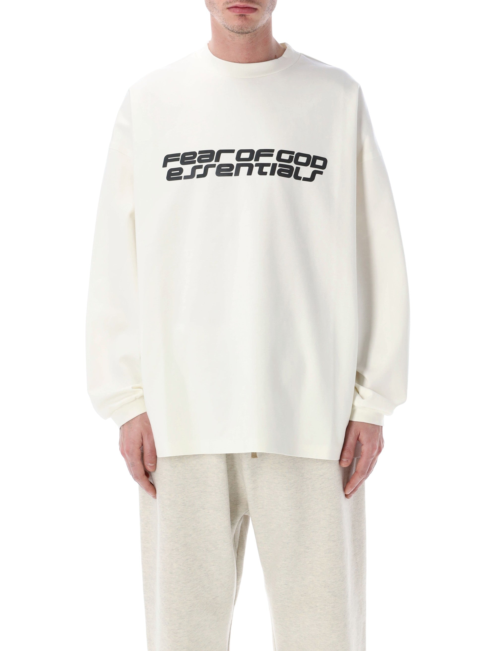 Essentials 90s Ponte Long Sleeve Ivory