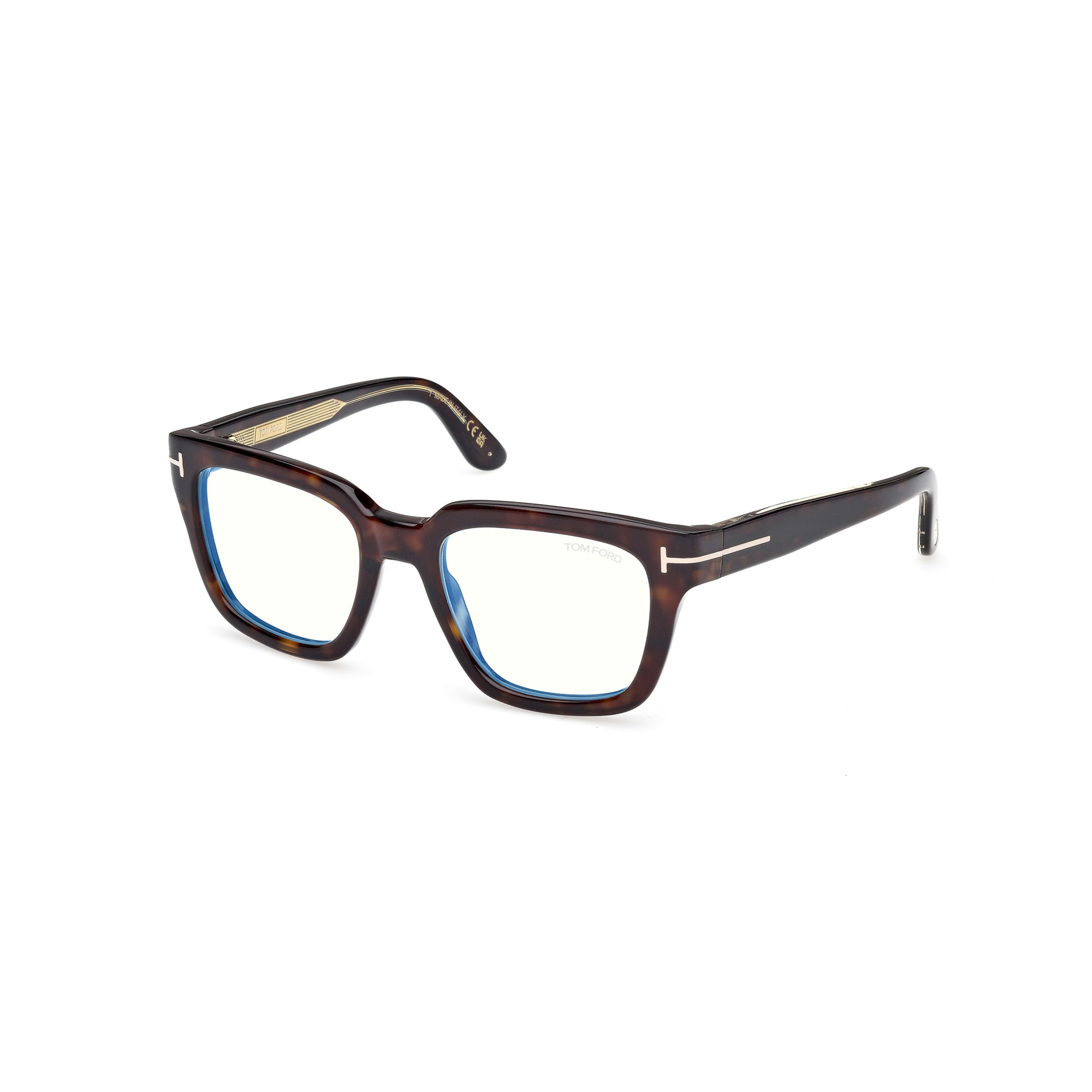 Ft6027-B Bold Tortoiseshell Square Frame Sunglasses