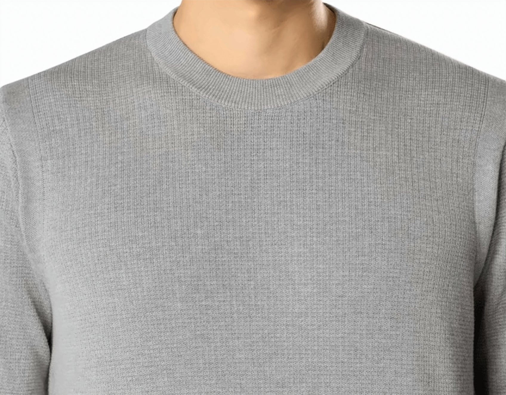 Organic Cotton Melange Pearl Grey Sweatshirt