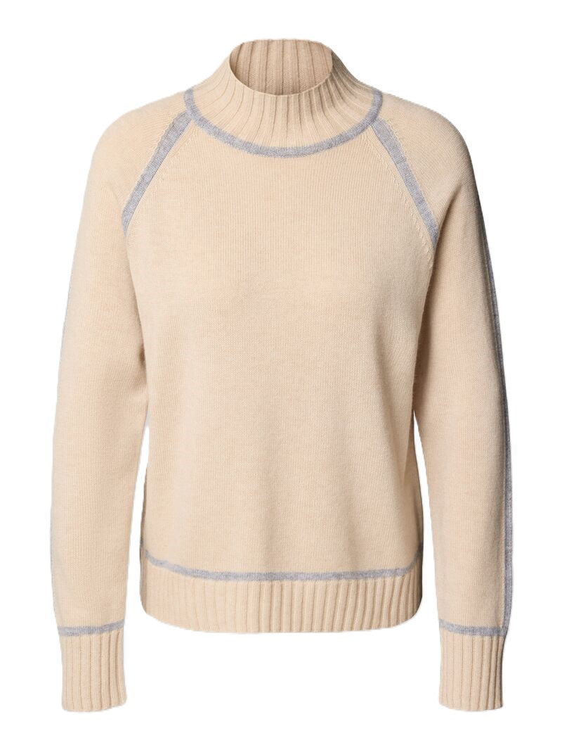 Pescara High Neck Sweater In Wool