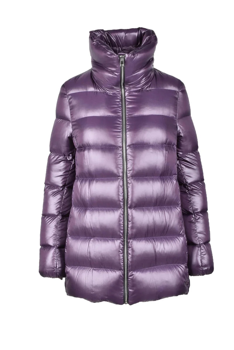 Zip Down Jacket - Purple