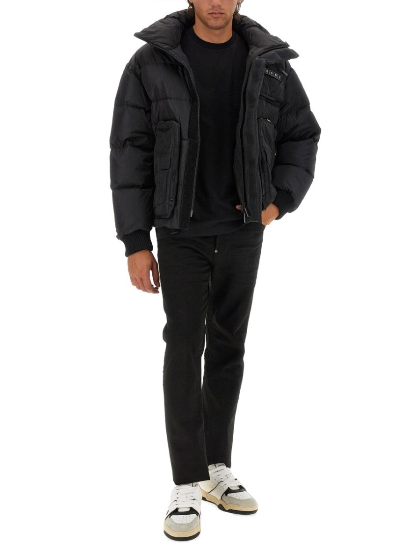 Boxy Black Down Jacket