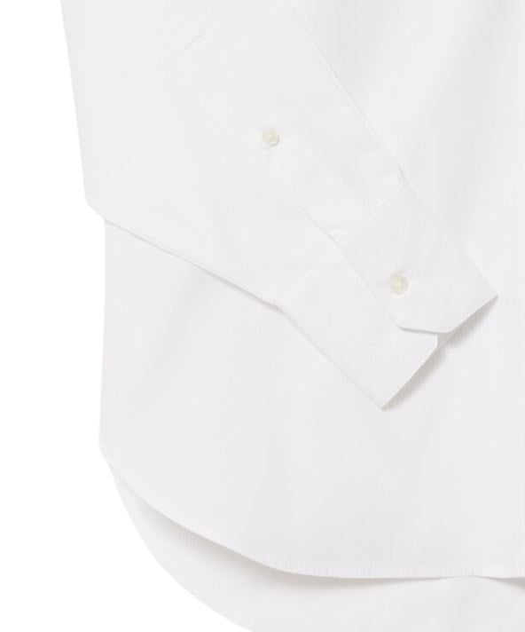 Timeless Oversized Cotton Poplin Shirt with Stripes