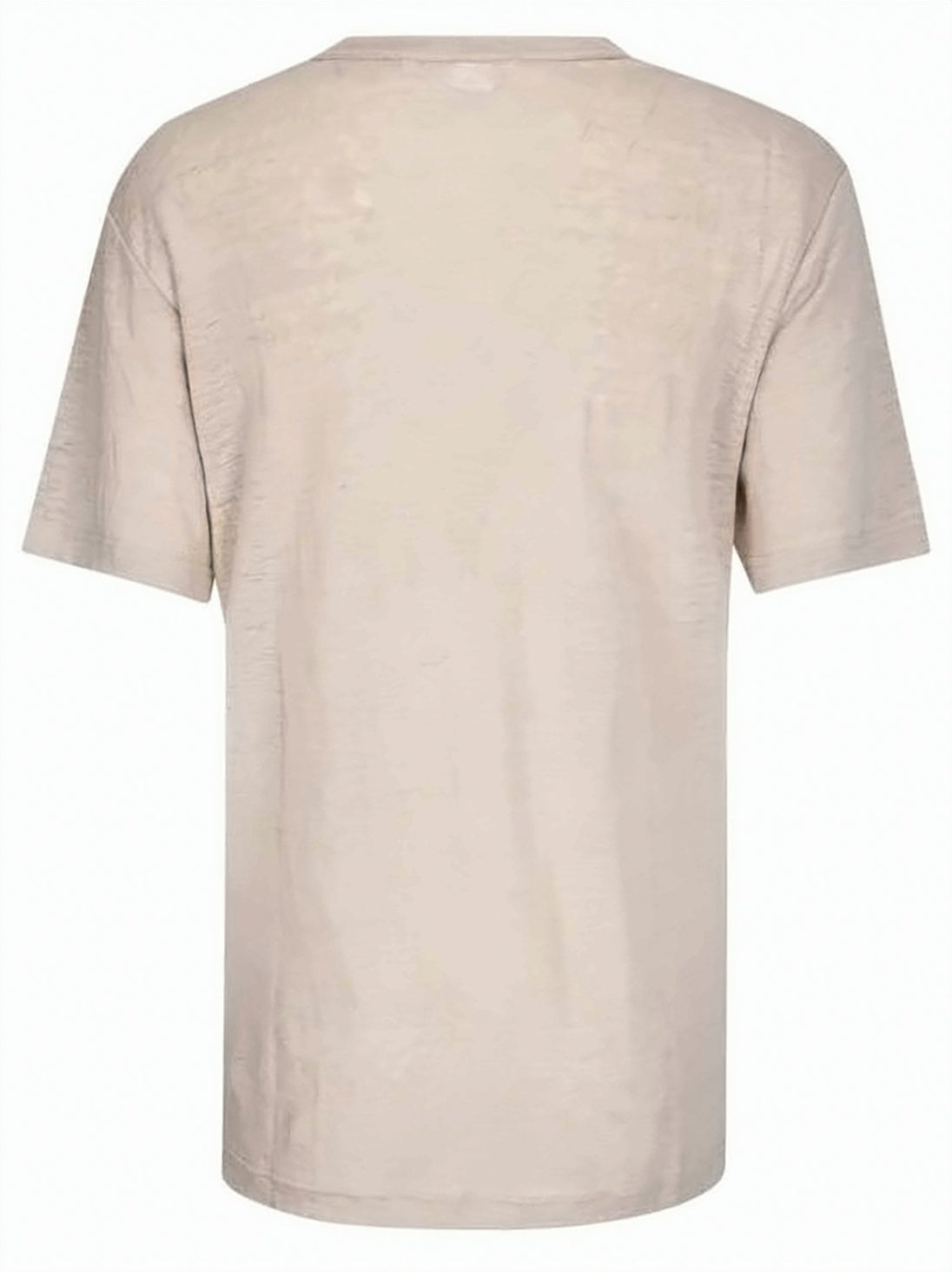 White Short-Sleeved Crew Neck Minimalist T-Shirt