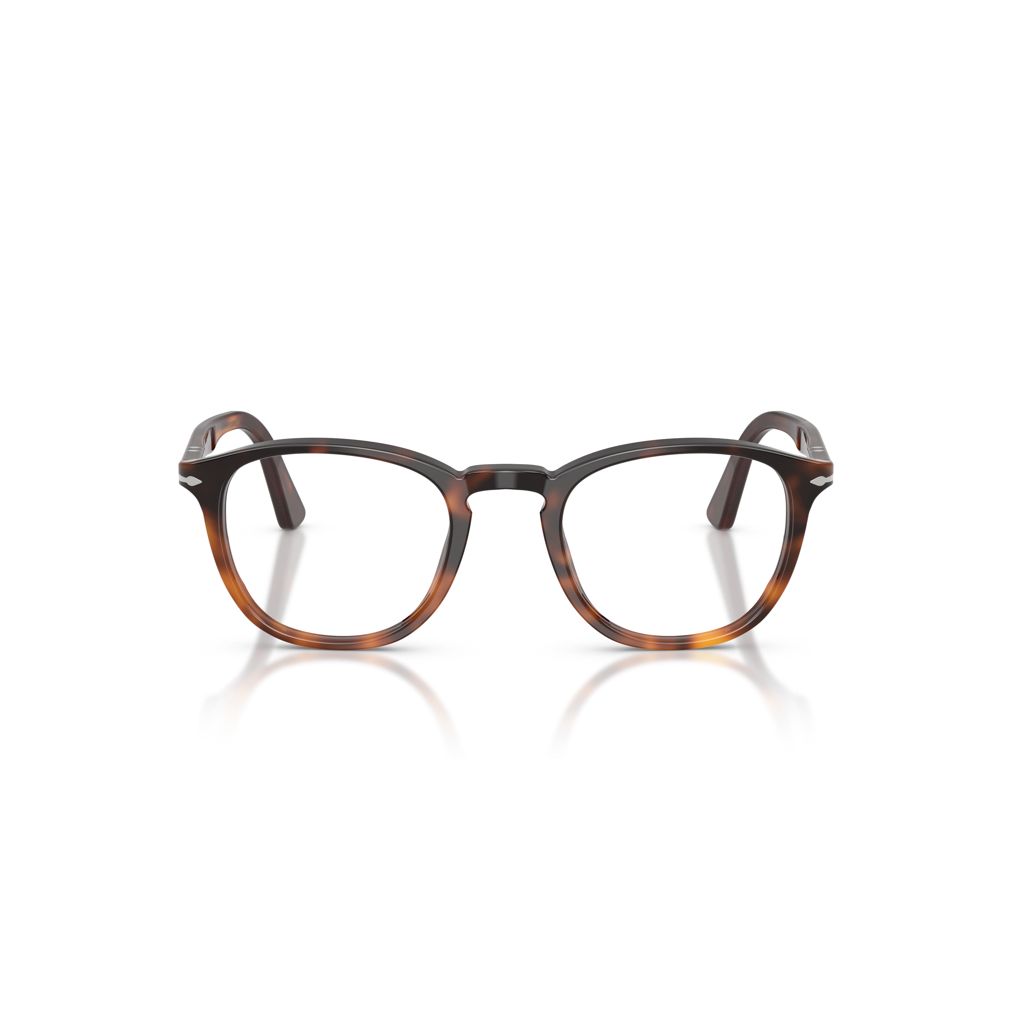 0po3143v Round Acetate Eyeglasses with Tortoiseshell Pattern