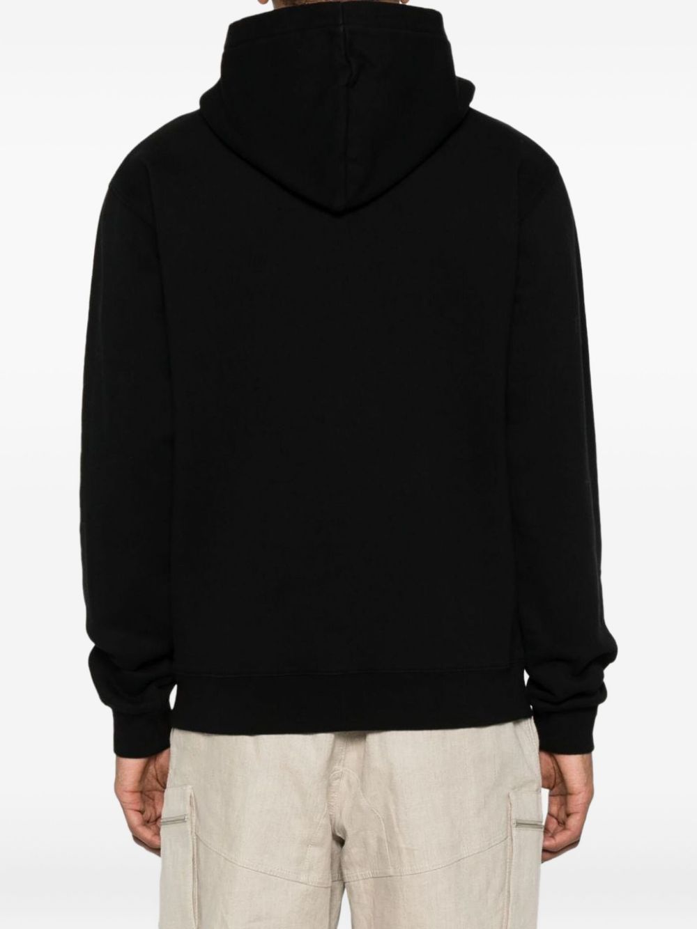 Hooded Sweater with Logo Patch