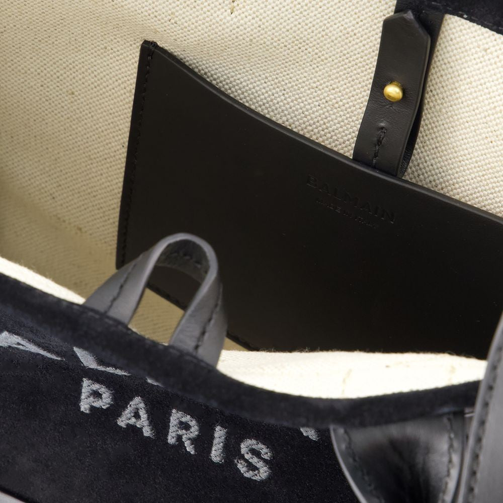 B-Army Small Shopper Bag - Leather - Black