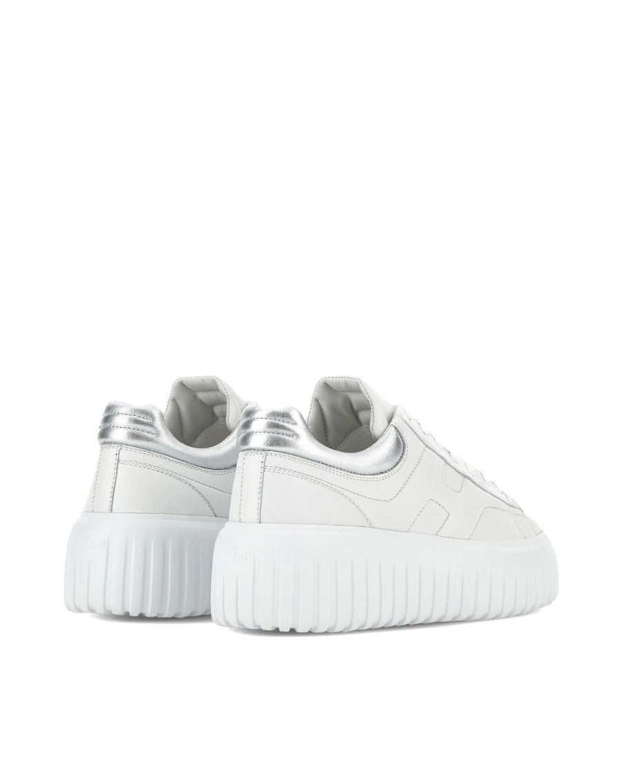 H-Stripes Sneakers – White/Silver