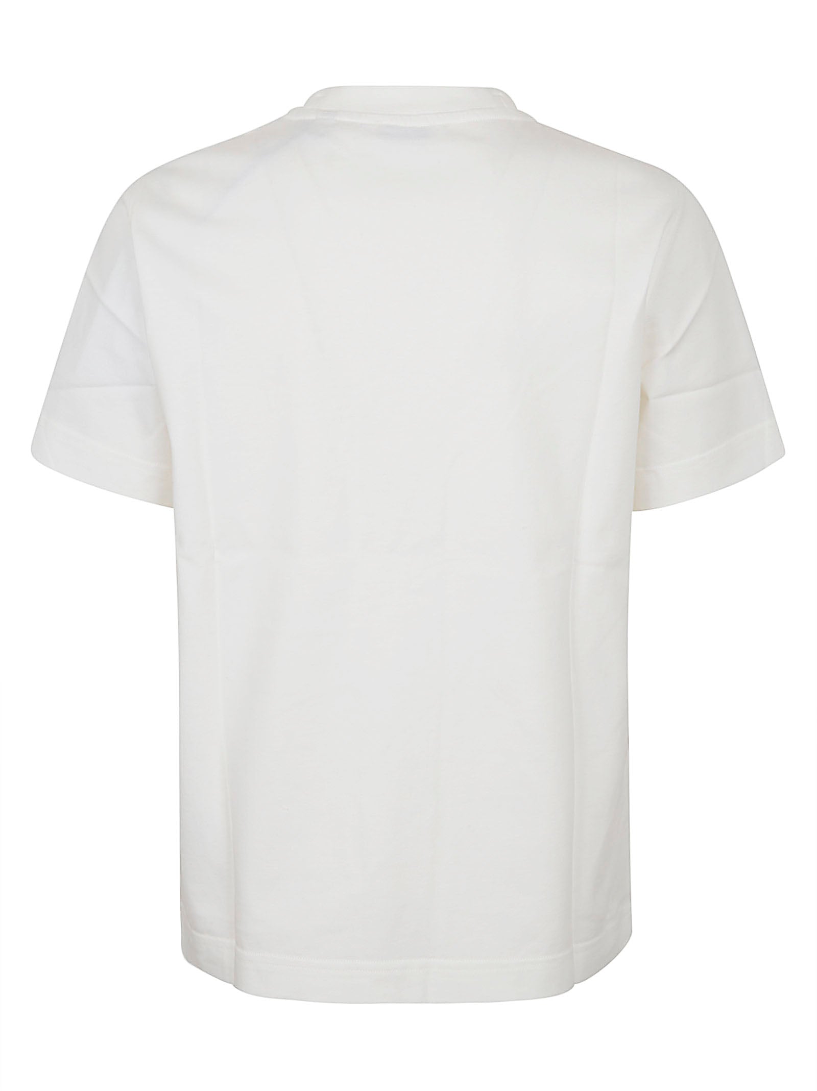 Boxy-Fit T-Shirt with Floral Graphic and Design