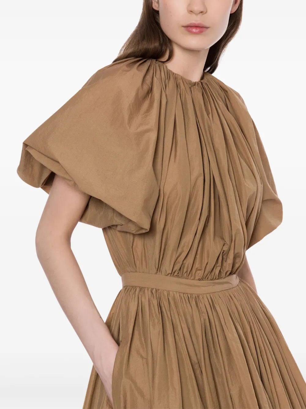 Classic Neutrals Dress With Timeless Silhouette