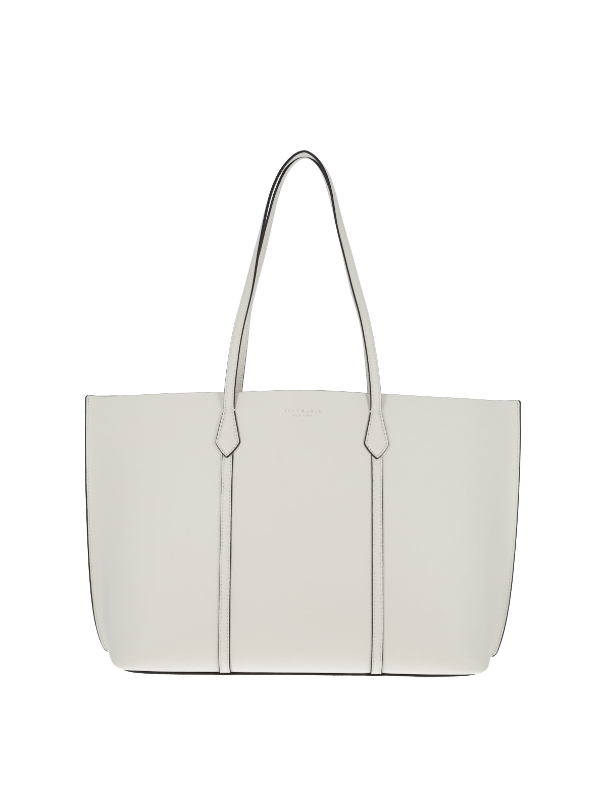 White Perry Calf Leather Tote