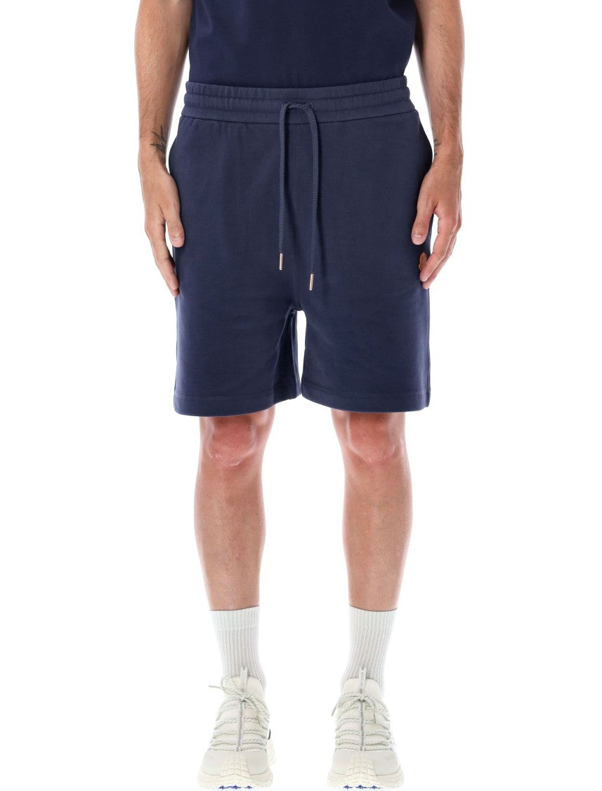 Cotton Sweatshorts With Adjustable Waistband And Convenient Pockets