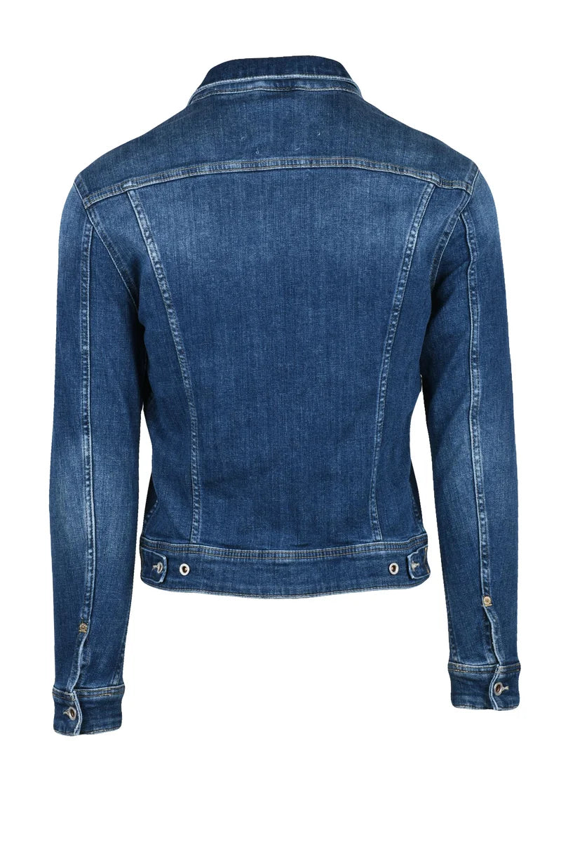 Structured Blue Denim Jacket