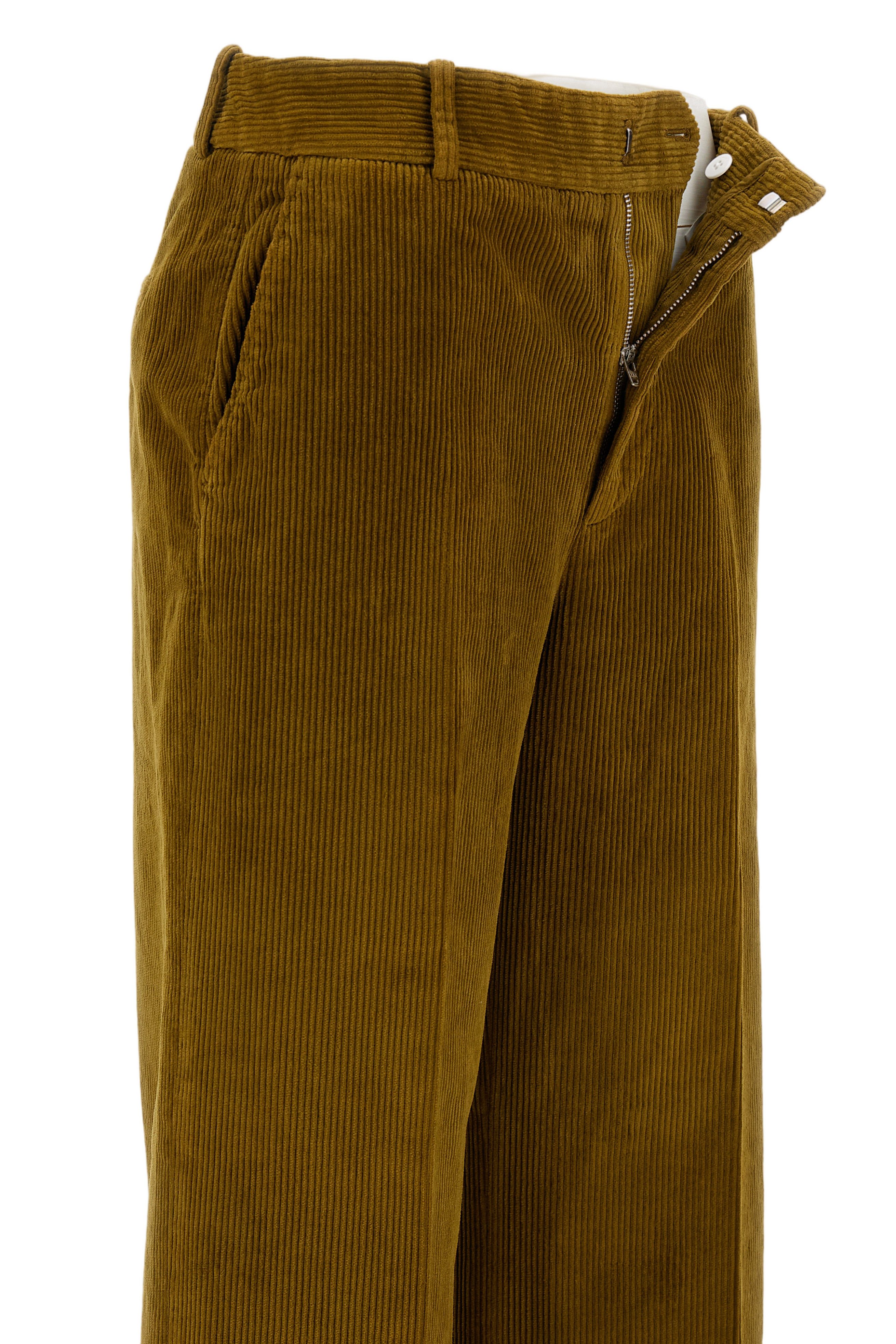 Tailored Brown Trousers With Clean Silhouette