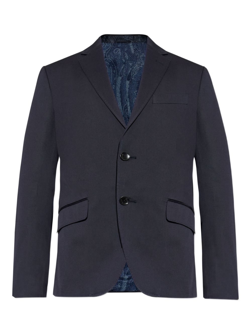 Tailored Blazer with Notch Lapels