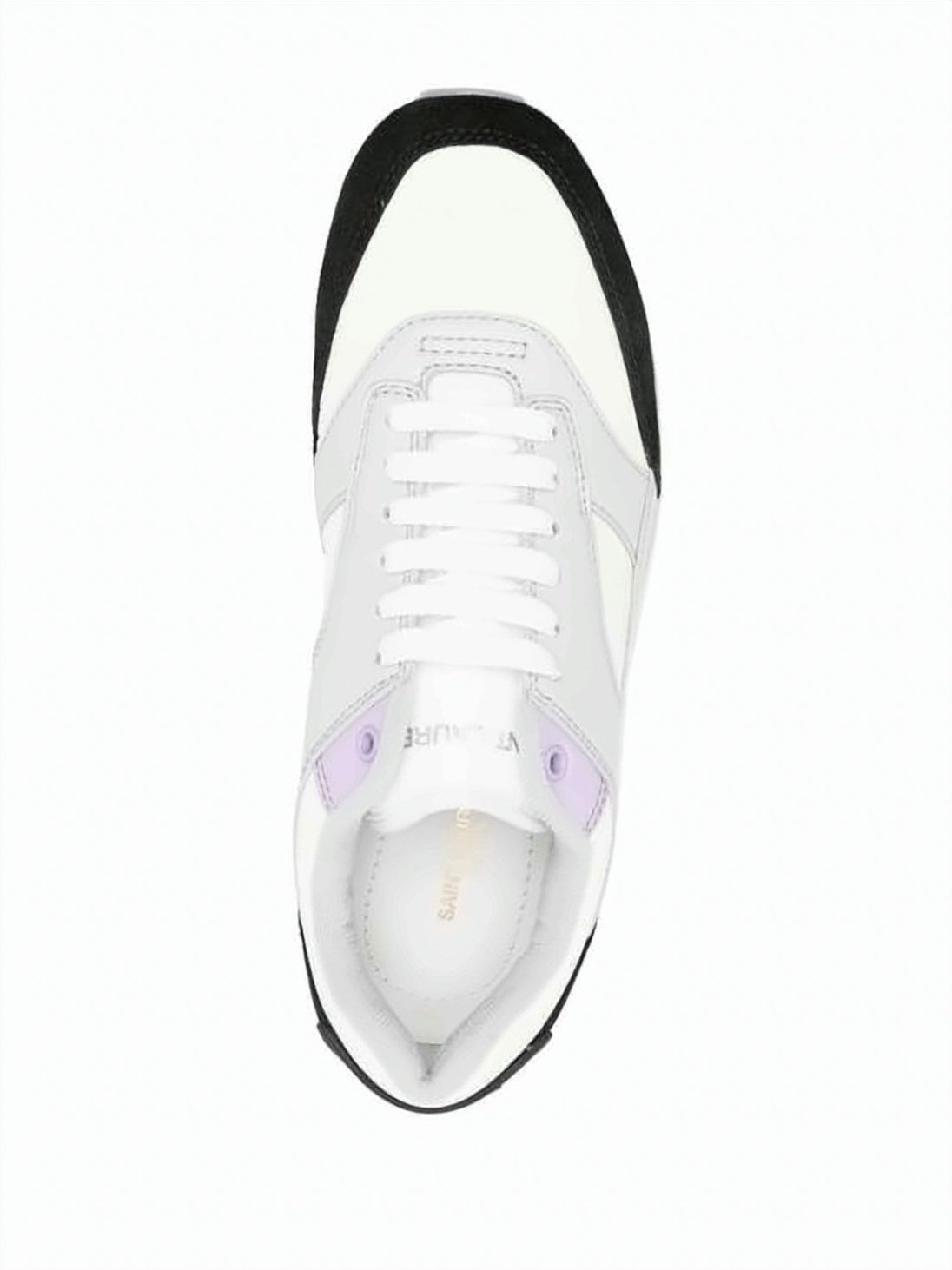Nylon and Calf Leather Sneakers