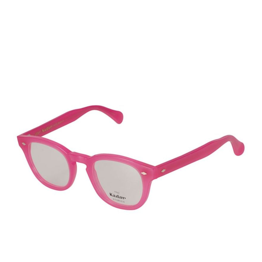 Woody Cal 49 Translucent Pink Rounded Sunglasses