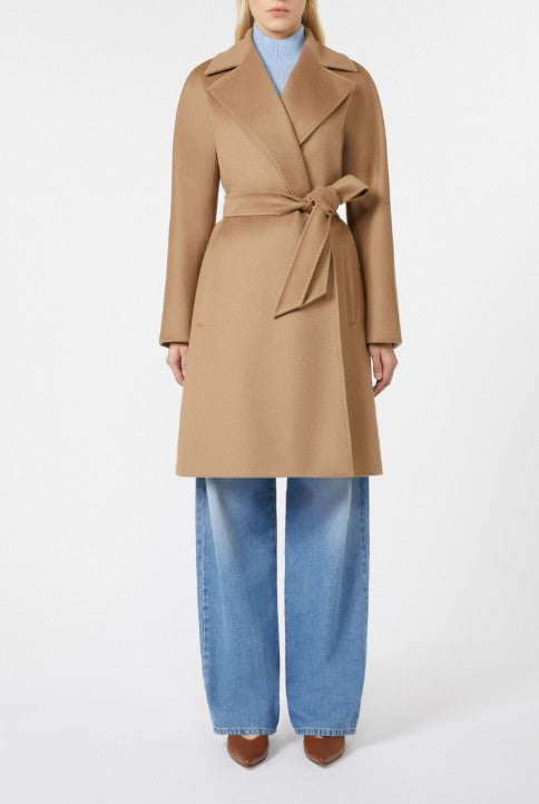 Brown Wool Pure Drap Coat