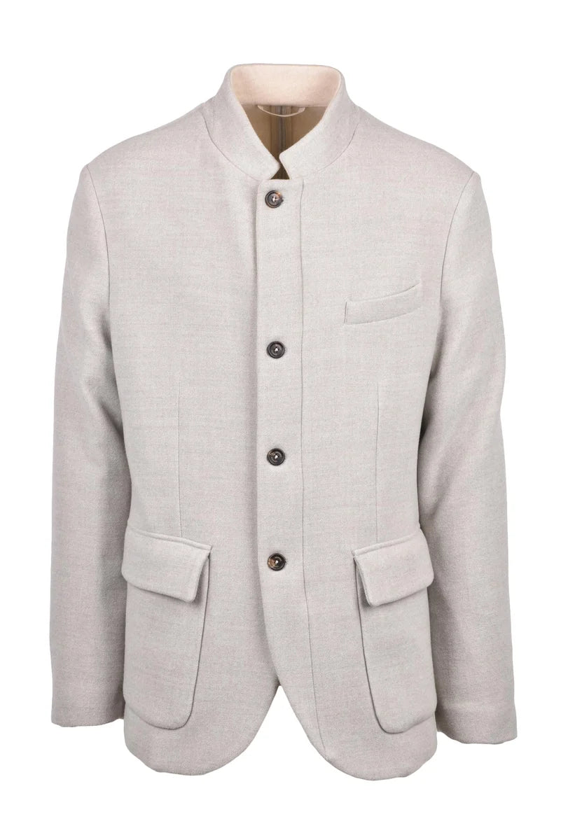 Korean Cloth Jacket - Light Grey