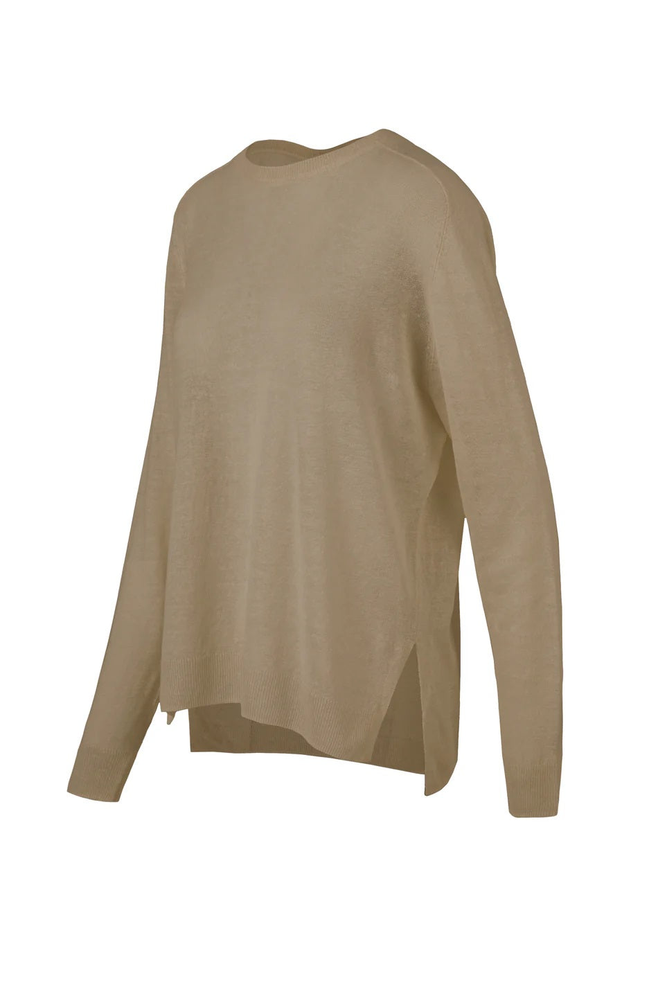 Light Pink Perforated Knit Sweater