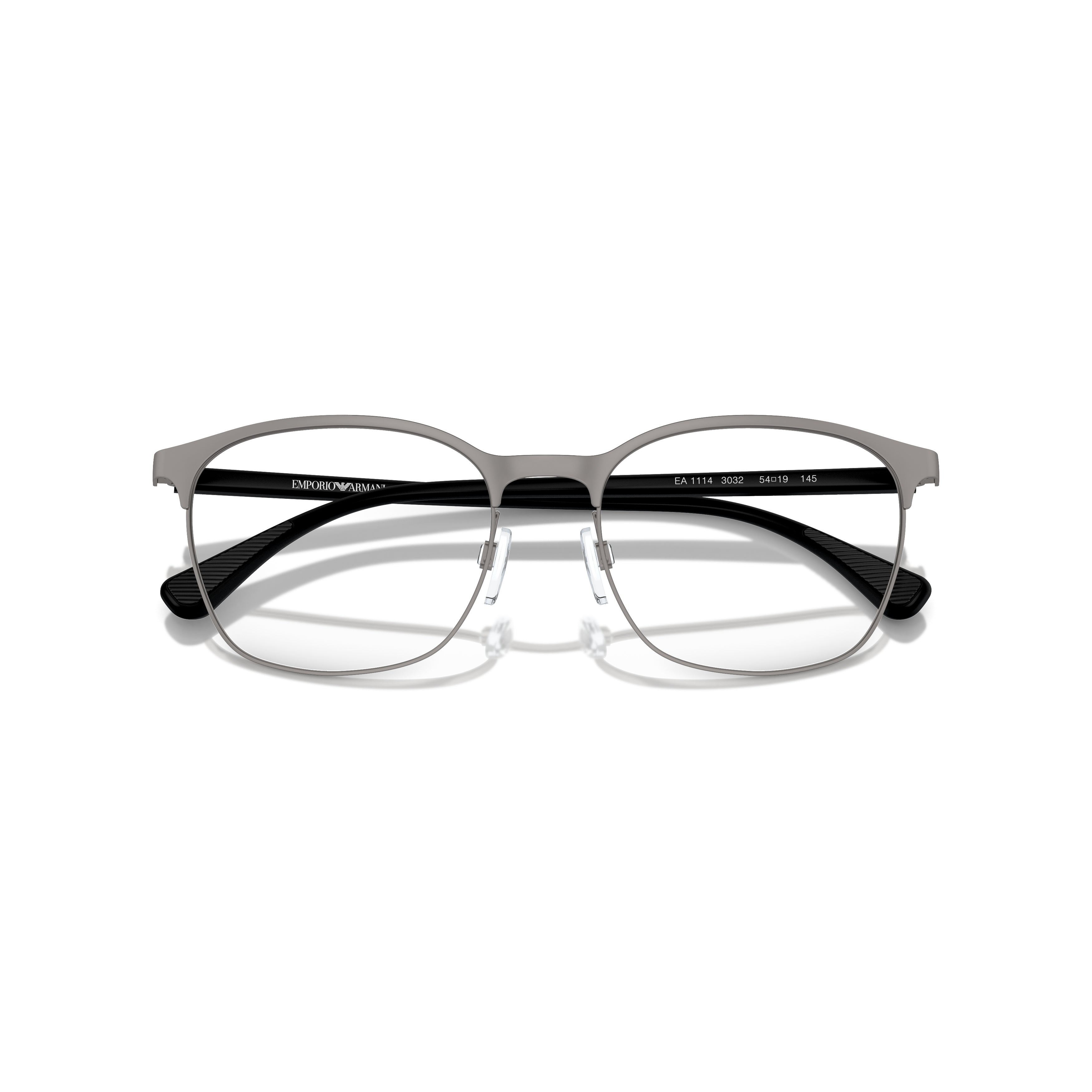 0ea1114 Rectangular Metal Frame Sunglasses with Adjustable Nose Pads